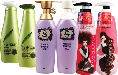 在沃尔玛尝先购买吕、爱丝卡尔和克丝可清三大韩国护发品牌均可享受特别优惠。