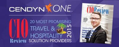 Cendyn/ONE(TM) named by CIO Review as one of the '20 Most Promising Travel & Hospitality Solution Providers' for 2015. Special edition cover story explains how Data Intelligence(TM) is shaping the industry! "We are extremely proud of this recognition," said Tim Sullivan, President of Cendyn/ONE.
