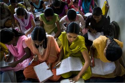 Scholars of Room to Read's Girls' Education Program in India. Photo Credit: Paulette Waltz