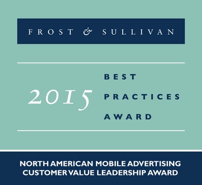AdTheorent recognized with the 2015 North American Mobile Advertising Customer Value Leadership Award