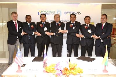 MOU Signing Ceremony between UBM Asia & Myanmar Engineering Society (MES)