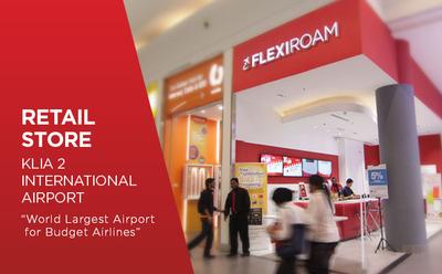 FLEXIROAM has retail presence in four international airports