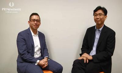 Right to left: The first guest of Inspire Conversation is Adrian Heng, Group Marketing Director of Asia Plantation Group, together with Michael Pranikoff, Global Director of Emerging Media who facilitated the interview.