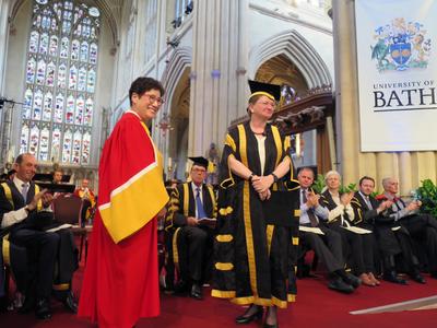 Dr Chan receives Honorary Degree of Doctor of Laws at Bath Abbey