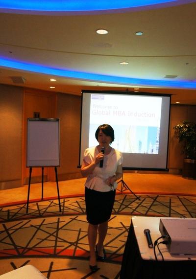 中国中心主任傅潇霄女士致辞欢迎新生加入全球在职MBA项目