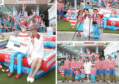 Harbour City has invited special guest Ms. Miriam Yeung to attend the press event of Where's Wally? Art Exhibition.