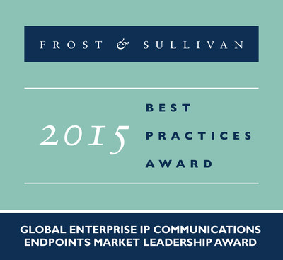 Cisco receives the Frost & Sullivan 2015 Global Enterprise IP Communications Endpoints Market Leadership Award