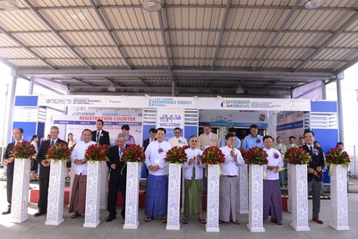 MyanmarWater 2015, Renewable Energy Myanmar 2015 & REVAC Myanmar 2015 was Officiated by Union Deputy Minister and Regional Ministers of Yangon