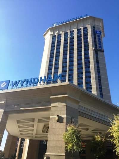 Above is the newly opened Wyndham Urumqi North