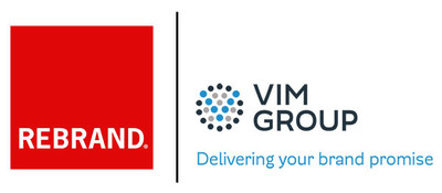 REBRAND and VIM Group Logos