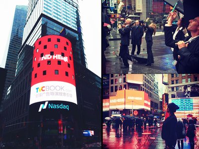 TVCBOOK亮相纽约时代广场  分享经济切入商业视频制作市场