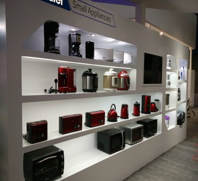 海尔在广交会上展示部分小家电供应商的产品