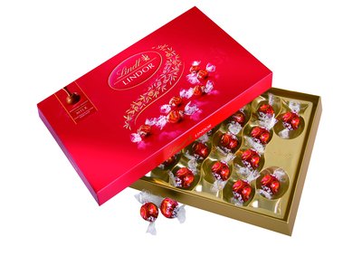 瑞士莲软心牛奶巧克力-14粒装礼盒