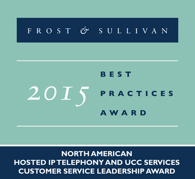 Frost & Sullivan recognizes Nextiva with the 2015 North American Hosted IP Telephony and UCC Services Customer Service Leadership Award.