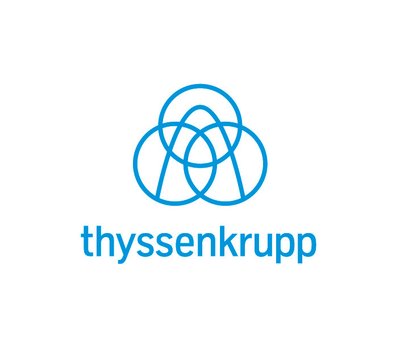 โลโก้ใหม่ของ thyssenkrupp