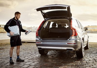 Volvo In-car Delivery, world’s first commercially available in-car delivery service by use of digital key