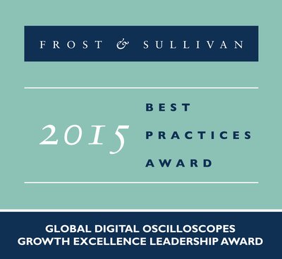 Frost & Sullivan is proud to recognize Keysight Technologies with the 2015 Global Oscilloscopes Growth Excellence Leadership Award