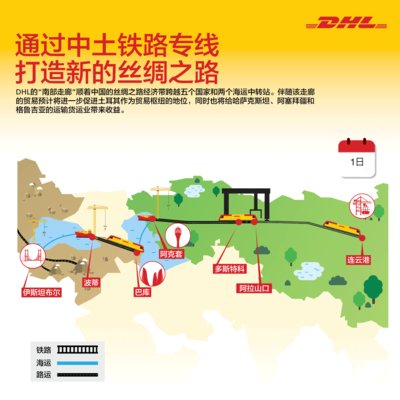 DHL为中国土耳其铁路走廊新丝绸之路铺路