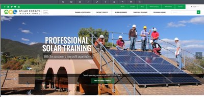 Solar Energy International's homepage
