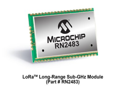 Microchip LoRa Long-Range Sub-GHz Module (Part# RN2483)