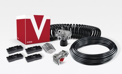 WABCO launched budget parts brand ProVia that blends affordability and reliability. ProVia features a portfolio of more than 40 products in four categories, including (from left to right) brake pads, coupling heads, relay valves, as well as coiled and straight tubes.