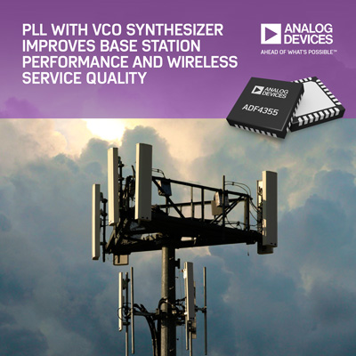 ADI整合VCO的PLL頻率合成器