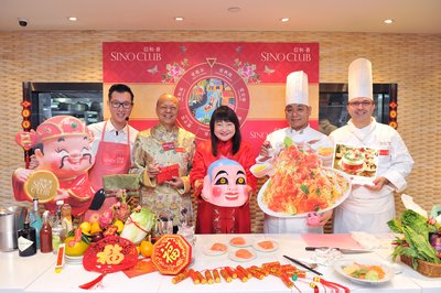 Sino Club staged an interactive cooking date with the award-winning chef teams of Sino Hotels to prepare low-carbon Yu Sheng Lohei, home-specialty Valentine’s dessert to pair with signature cocktails. Sculpting a mini Big Head Buddha to propel harmony and happiness.