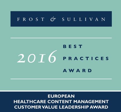 BridgeHead Software is recognized with the 2016 European Healthcare Content Management Customer Value Leadership Award