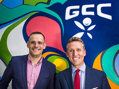 GCC CEO Tom Sermon (L) and Founder Glenn Riseley (R)