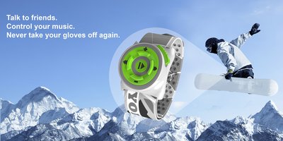 YodelUP - introducing world's first on-glove wearable for communication and music for snow enthusiasts