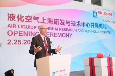 Air Liquide Group Chairman & CEO Benoit Potier delivers opening speech
