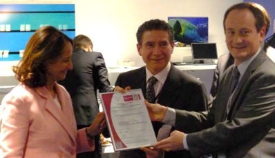必维为 COP21 颁发 ISO 20121 认证证书