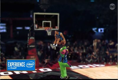 NBA和英特尔合作，开始利用突破性的FreeD™视频格式为球迷们带来令人兴奋的360度关键球重放以及3D观赛体验