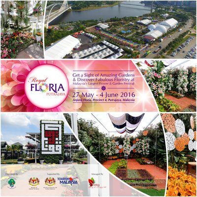 Royal FLORIA Putrajaya - Malaysia’s Largest Flower & Garden Festival 2016