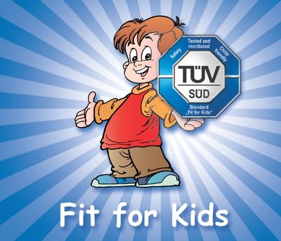 TÜV SÜD制定的“Fit for Kids” （适合儿童使用）标志