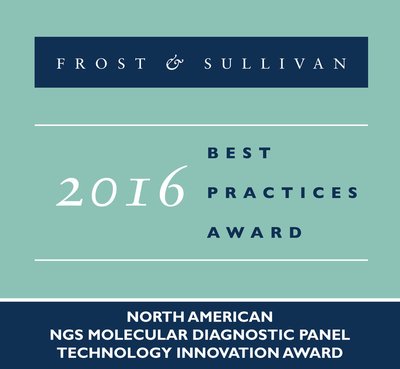 Admera Health receives Frost & Sullivan's 2016 Technology Innovation Award.