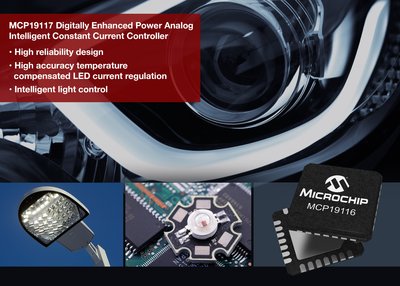 Microchip Announces Two New Digitally Enhanced Power Analog Controllers Designed for Next Generation LED Lighting Applications