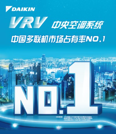 大金空调荣膺“2016年中国房地产开发企业500强首选供应商空调品牌” 桂冠