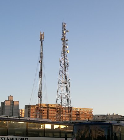 Tower in Alexandria hosting the SDB solution services