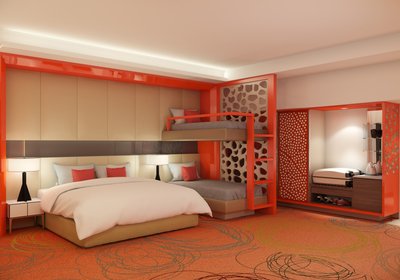 Artist Impression of Sunway Pyramid Hotel East's new Family Room