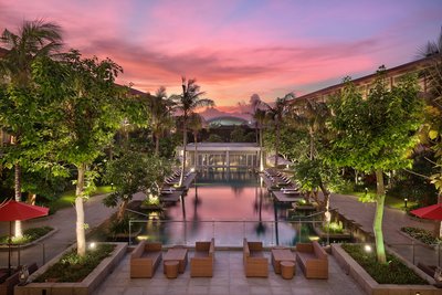 Poolside at Hilton Garden Inn Bali Ngurah Rai Airport
