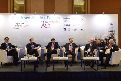 Panellists at the Offshore Marine Forum 2016