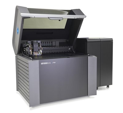 Stratasys J750 是 Objet Connex 多色多物料 3D 印表機系列的最新成員，能為用戶提供超過 36 萬種顏色及多種物料選擇，包括硬性、彈性、不透明或透明物料。