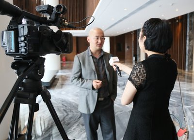 华南区销售总监任义接受深圳电视台“众创TV”频道记者专访