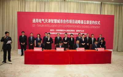 GE – Tianjin Intelligent City Cooperation MOU Signing ceremony
