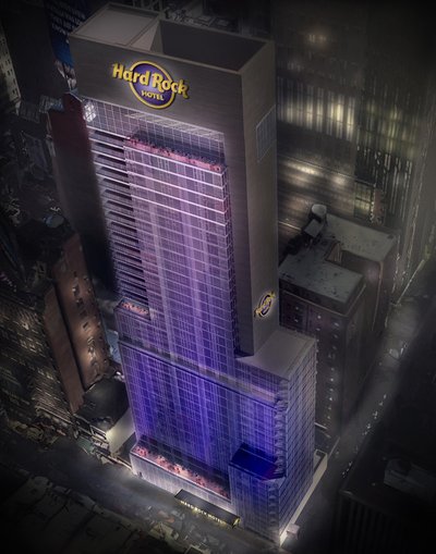 Official First Image of Hard Rock Hotel New York