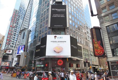 小七科技登陆美国纽约时代广场