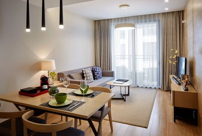One-Bedroom Residence of One Sunland Serviced Suites managed by Lanson Place