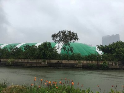 博德维项目-广东肇庆星湖湾公园气膜游泳馆