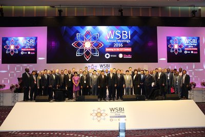 The picture from the event of the 23rd World Savings and Retail Banking Institute (WSBI) Annual Meeting 2016 hosted by Government Saving Bank Thailand (GSB)